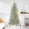 Northlight 9' Metallic Platinum Artificial Tinsel Christmas Tree - Unlit